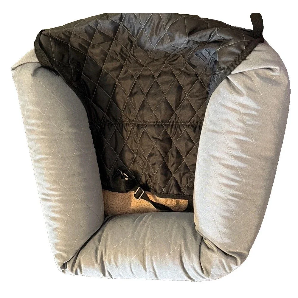 Dog Car Seat Booster 2-in-1 Pet Car seat Indoor Lounge Comfortable Cozy Couch